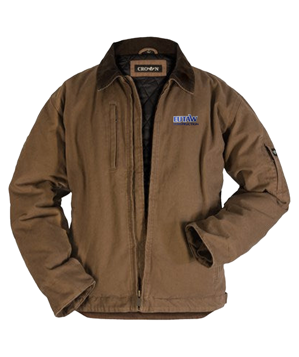 : NFL Tradesman Canvas Quilt Lined Jacket : Sports & Outdoors