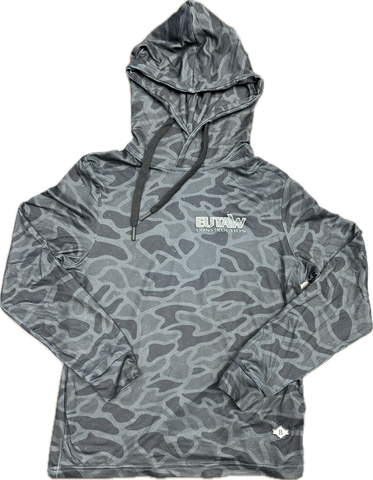 Burlebo Youth Performance Hoodie - Black Camo